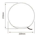 LÁMPARA DE INTERIOR LED TECNOLITE SPIRIT PARA SOBREPONER EN MESA 12.5W LED INTEGRADO ***TECNOLITE HAE***