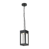 LUMINARIO LED COLGANTE EXTERIOR DE 12W NEGRO