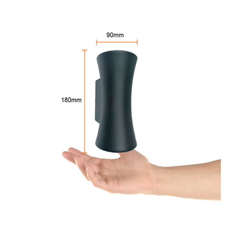 LÁMPARA DE EXTERIOR LED FANG TECNOLITE PARA SOBREPONER 12W LUZ SUAVE CÁLIDA