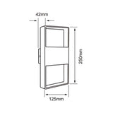 LÁMPARA DE EXTERIOR LED TIAKI TECNOLITE PARA SOBREPONER 12W LUZ SUAVE CÁLIDA
