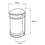 LÁMPARA DE EXTERIOR LED TECNOLITE PARA SOBREPONER 12W LUZ SUAVE CÁLIDA *** EXHIBIDO ***