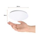 LÁMPARA DE INTERIOR LED TECNOLITE SARGAS PARA SOBREPONER 12W LUZ SUAVE CÁLIDA CON SENSOR DE MOVIMIENTO ***TECNOLITE HAE***