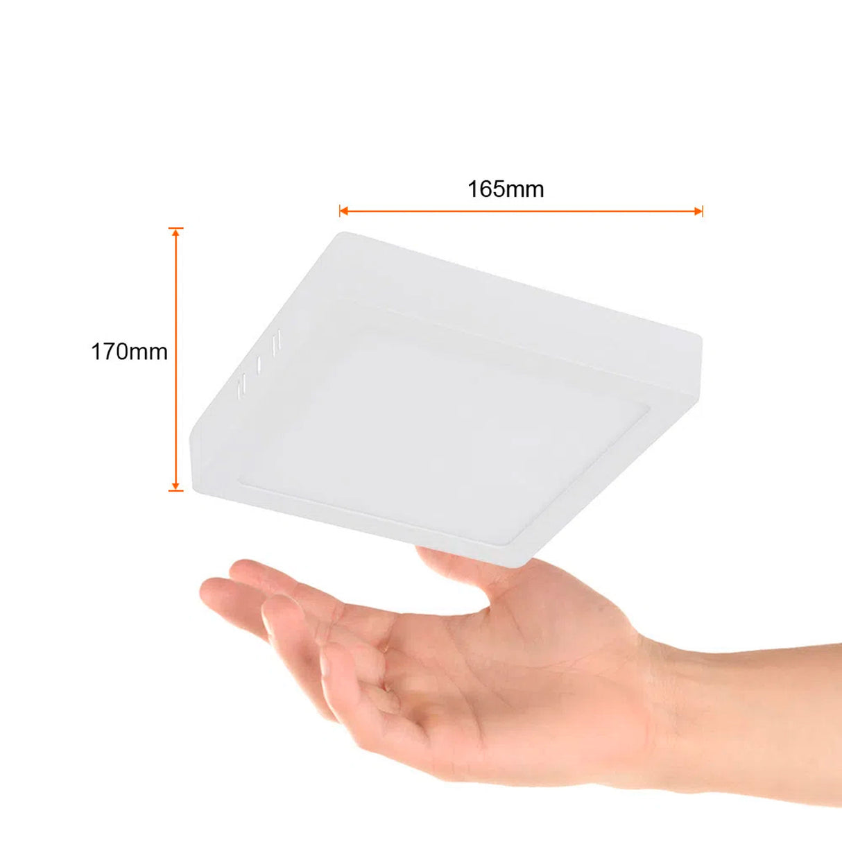 LÁMPARA DE INTERIOR LED ALGEDI II TECNOLITE PARA SOBREPONER 12W LUZ SUAVE CÁLIDA