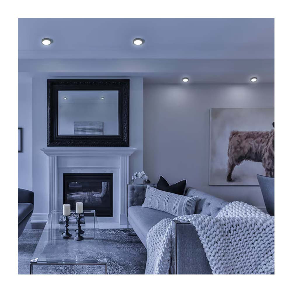 LAMPARA PLAFON LED TECHO 12 W LUZ DE DIA INTERIORES NO ATENUABLE LED INTEGRADO 12PTLLEDR65MVN