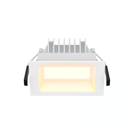 LAMPARA DOWNLIGHT LED EMPOTRABLE 12W LUZ BLANCA AJUSTABLE ANTIPARPADEO NO ATENUABLE