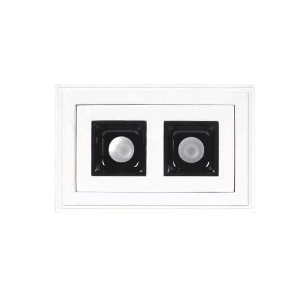 LÁMPARA EMPOTRABLE LED TECNOLITE ACAMAR II 12W LUZ SUAVE CÁLIDA DE YESO EMPOTRADO OCULTO ***TECNOLITE HAE***