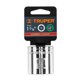 DADO DE 6 PUNTAS CUADRO 1/2" DE 1-3/16" MCA TRUPER MECANICA