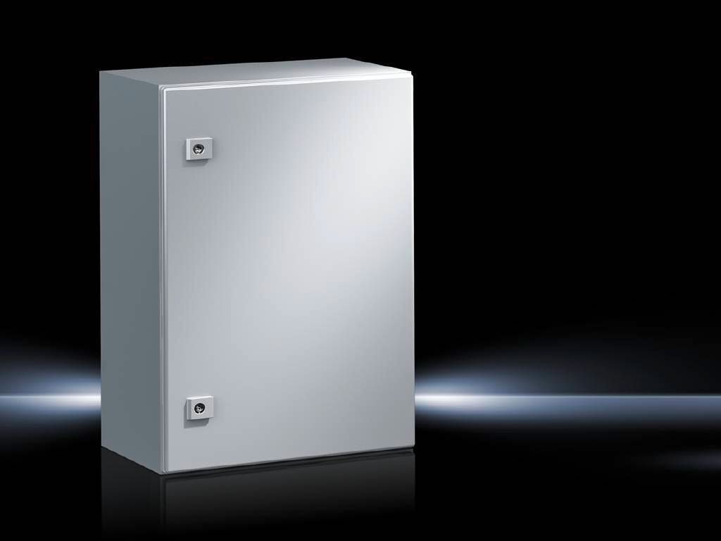 AE ARMARIO COMPACTO METALICO 380X600X350 RAL7035 STANDAR CON PLACA DE MONTAJE IP66 NEMA 4 ***HAE 2023***