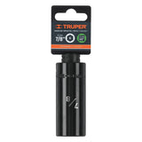 DADO DE IMPACTO LARGO 6 PUNTAS CUADRO 1/2" DE 7/8" MCA TRUPER MECANICA