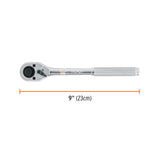 MATRACA LIBERACION RAPIDA CABEZA DE PERA CUADRADO 1/2" MANGO DE GOMA MCA TRUPER MECANICA