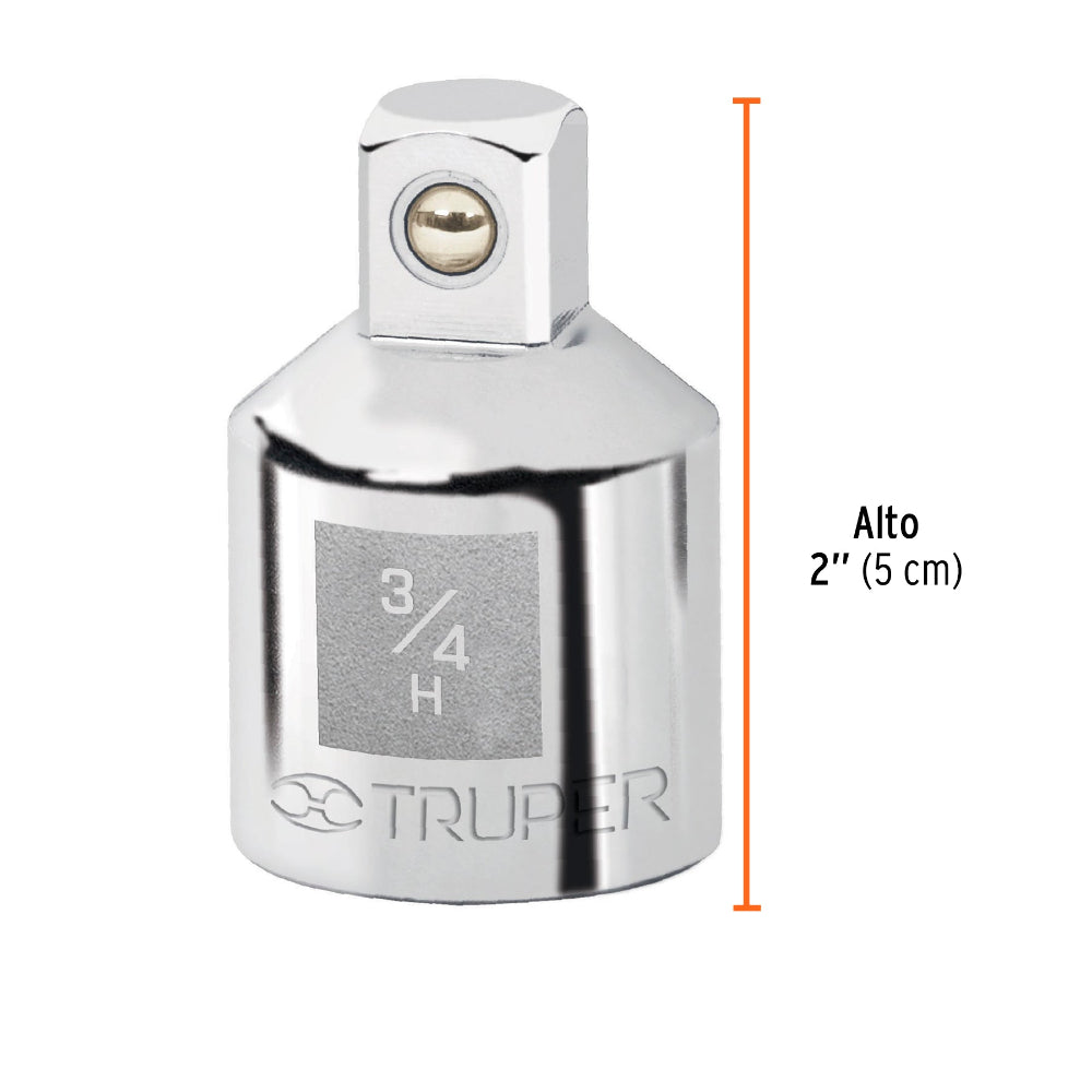 ADAPTADOR P/MATRACA 3/4" (H) X 1/2" (M) A-5453 13424 TRUPER