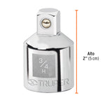 ADAPTADOR P/MATRACA 3/4" (H) X 1/2" (M) A-5453 13424 TRUPER