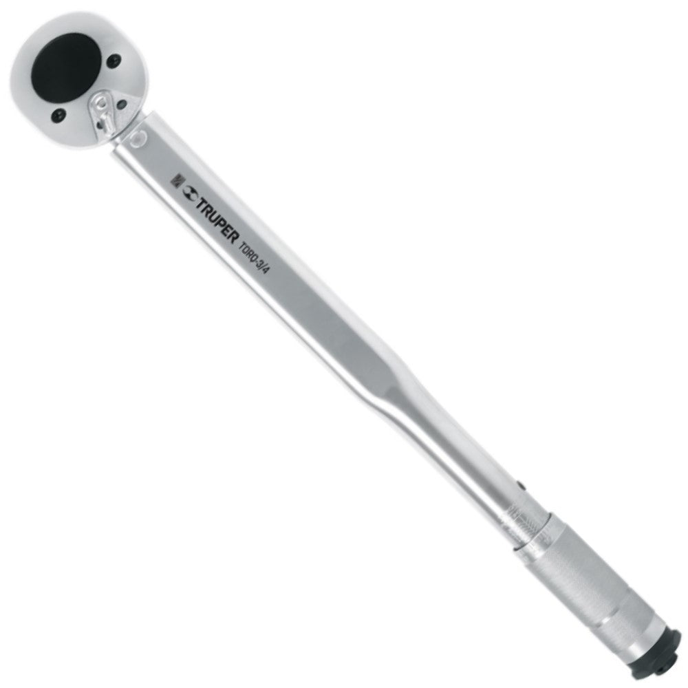 TORQUIMETRO MICROMETRICO REVERSIBLE P/DADO 3/4" RANGO 50-300LB-FT (68-408NM) INCREMENTO DUAL 1LB-FT TORQ-3/4 13547