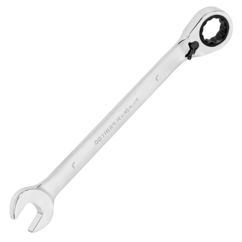 LLAVE COMBINADA 1" 332MM. LARGO C/MATRACA REVERSIBLE 13654 LL-2032XR TRUPER