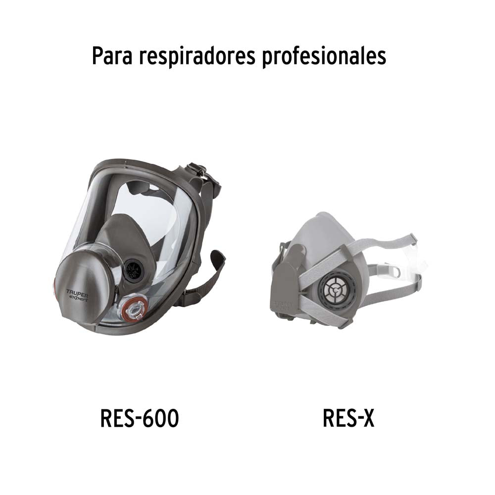 CARTUCHO DE REPUESTO FILTRO MULTI GAS BOLSA CON 2 PZAS MCA TRUPER
