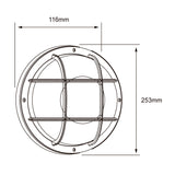 LÁMPARA DE EXTERIOR LED APUS PARA SOBREPONER 13W LUZ BLANCA DINÁMICA ***HAE 2024***