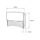 LÁMPARA DE EXTERIOR LED SPECTRUM II TECNOLITE PARA SOBREPONER 13W LUZ SUAVE CÁLIDA