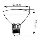FOCO LED TECNOLITE PAR30 13W LUZ SUAVE CÁLIDA IP65 BASE E27 *** OFRECER 51807Z *** ***HAE2025***