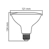 FOCO LED TECNOLITE PAR38 13W LUZ VERDE BASE E27