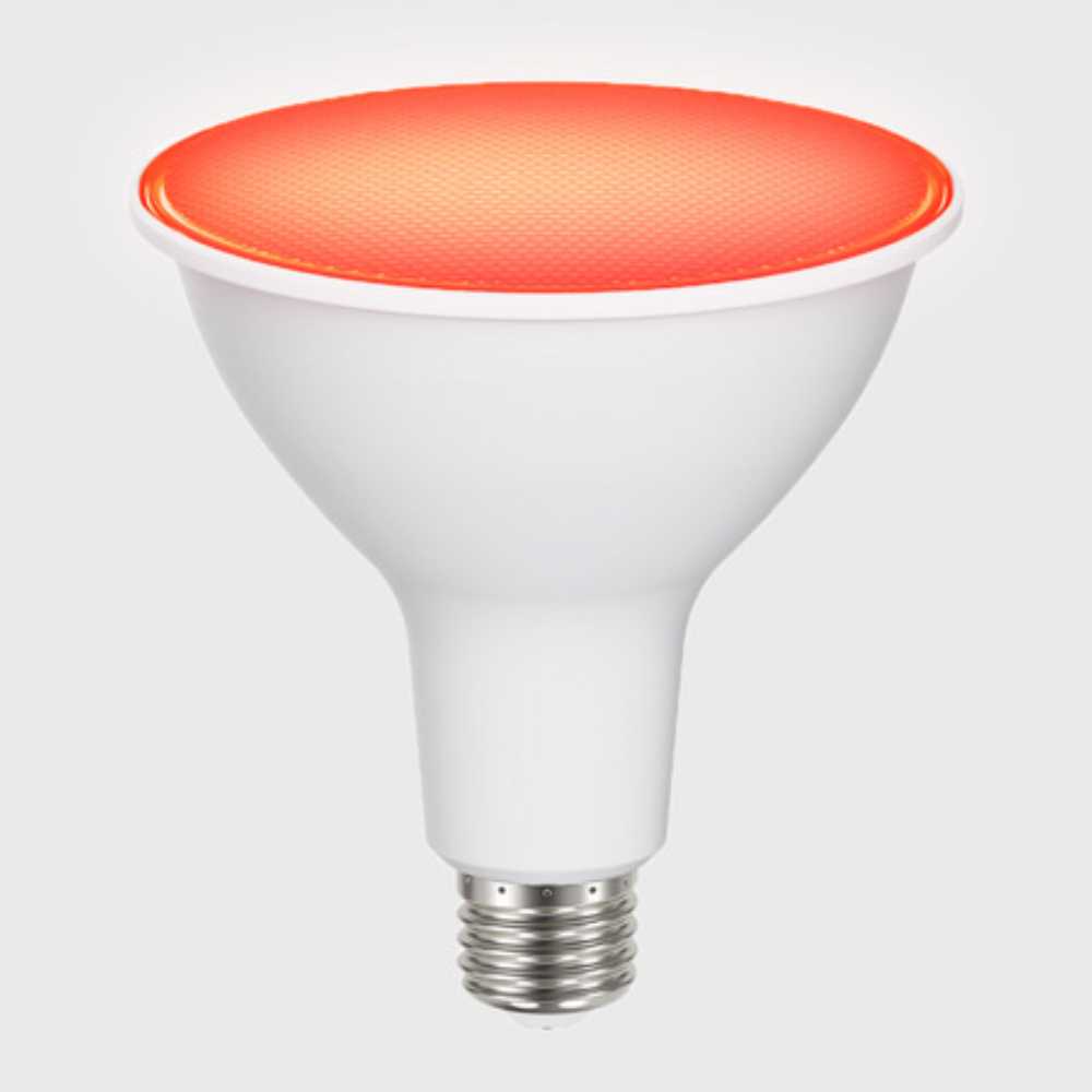 FOCO LED TECNOLITE PAR38 13W LUZ ROJA BASE E27