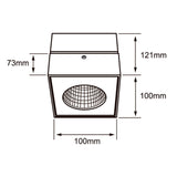 LÁMPARA DE INTERIOR LED TECNOLITE PING SPOT PARA SOBREPONER 13W LUZ SUAVE CÁLIDA
