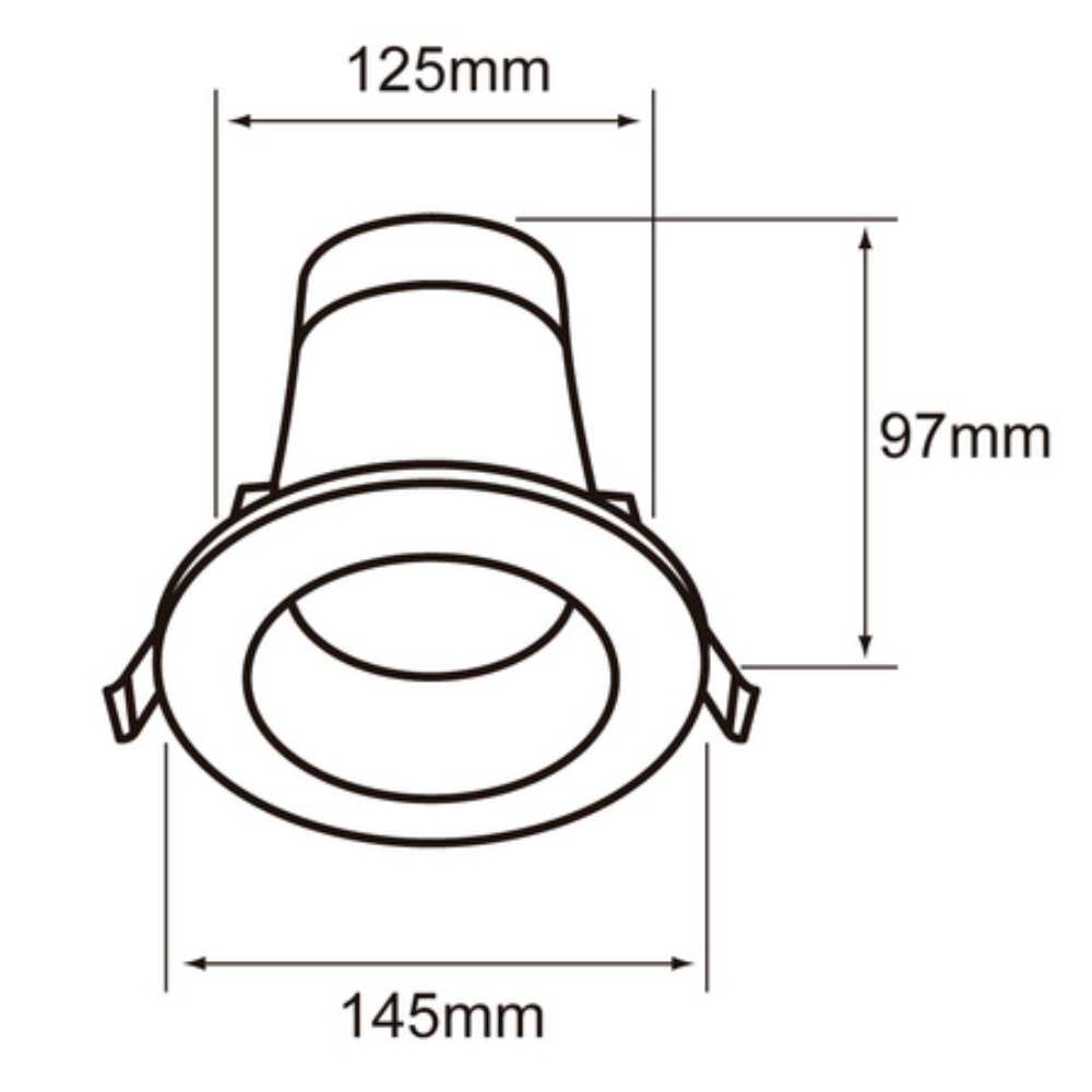 LÁMPARA EMPOTRABLE LED TECNOLITE ATIK II SMART 13W LUZ BLANCA DINÁMICA ATENUABLE COMPATIBLE CON APP MÓVIL Y ASISTENTES DE VOZ