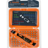 DESARMADORES DE JOYERO PUNTA INTERCAMBIABLE JGO 42PZAS JOY-43 MCA TRUPER