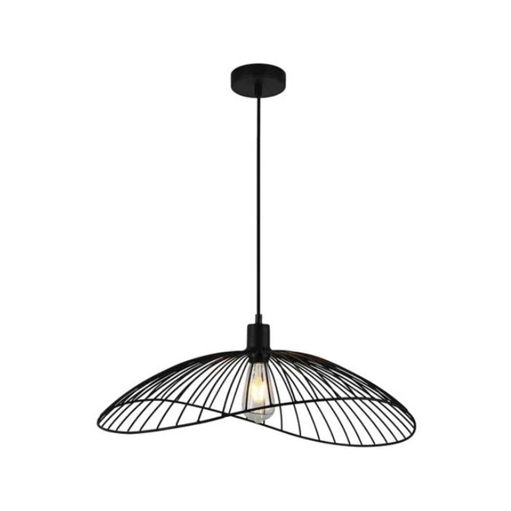 LUMINARIA COLGANTE COLOR NEGRO 1 X 60 W TAO TECNOLITE HOME *** HA. LUMI ***