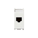 TOMA RJ45 NETSAFE CAT.6 UTP 1 MOD. NO BLINDADA BLANCO PLANA VIMAR