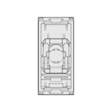 TOMA RJ45 NETSAFE CAT.6 UTP 1 MOD. NO BLINDADA BLANCO PLANA VIMAR