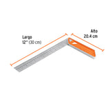 ESCUADRA PARA CARPINTERO 12" MCA TRUPER CARPINTERIA