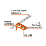 ESCUADRA DE COMBINACION 12" MCA TRUPER CARPINTERIA *** OFRECER 800212 ***