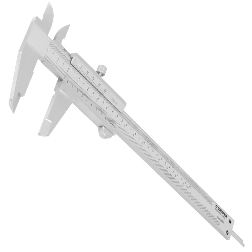 CALIBRADOR VERNIER ANALOGICO TOLERANCIA 0.002"/0.05MM. CAP. MIN. 0.001"/0.02MM. CAP. MAX. 6"/150MM. CAL-6MP 14394 TRUPER