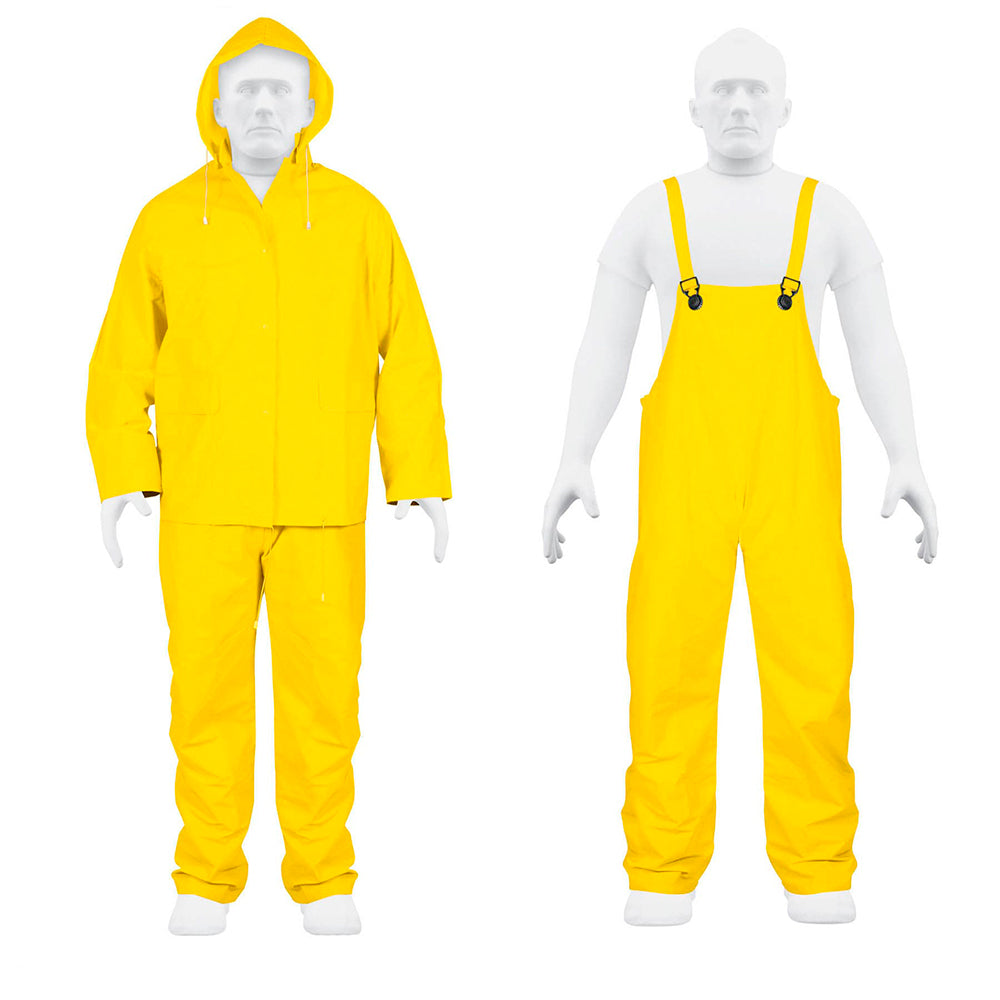 CONJUNTO IMPERMEABLE TALLA MEDIANA PVC MCA TRUPER SEG. INDUSTRIAL