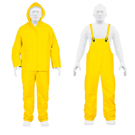 CONJUNTO IMPERMEABLE TALLA MEDIANA PVC MCA TRUPER SEG. INDUSTRIAL