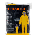 CONJUNTO IMPERMEABLE TALLA MEDIANA PVC MCA TRUPER SEG. INDUSTRIAL
