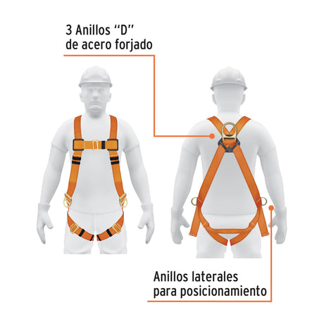 ARNES DE CUERPO COMPLETO 3 ANILLOS LATERALES ANSI MCA TRUPER