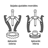 EXTRACTOR DE POLEAS 3 QUIJADAS 3" EX-P3 14500 TRUPER MECANICA