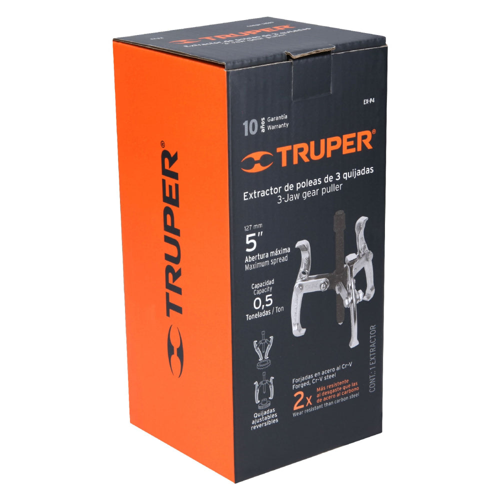 EXTRACTOR DE POLEAS 3 QUIJADAS 4" EX-P4 14503 TRUPER