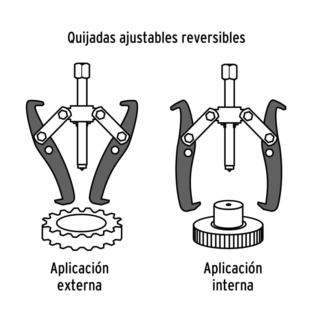 EXTRACTOR DE POLEAS 3 QUIJADAS 4" EX-P4 14503 TRUPER