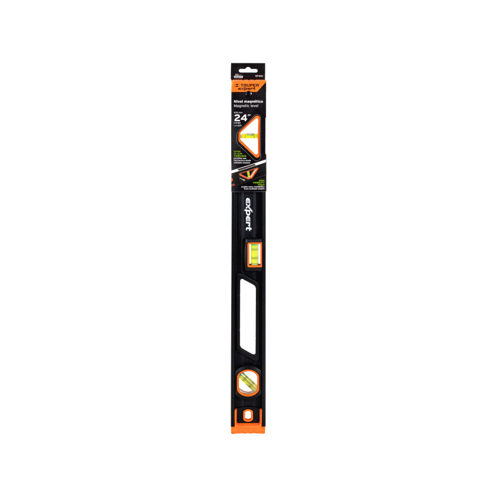 NIVEL DE 24" MAGNETICO CON PROTECCION  DE TPR TRUPER EXPERT NP-24X
