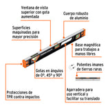 NIVEL DE 24" MAGNETICO CON PROTECCION  DE TPR TRUPER EXPERT NP-24X