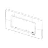 PLACA 4 MOD. TECNOPOLIMERO BLANCO PLANA VIMAR