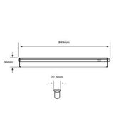 LAMPARA LINEAL LED AMPUS SMART 14W. LUZ BLANCA DINAMICA ATENUABLE COMPATIBLE APP Y ASISTENTE VOZ *** EXHIBIDO ***