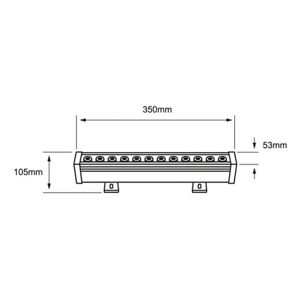 BARRA LED 14.5W100-240V850LM3000-6500K-AZUL TECNOLITE