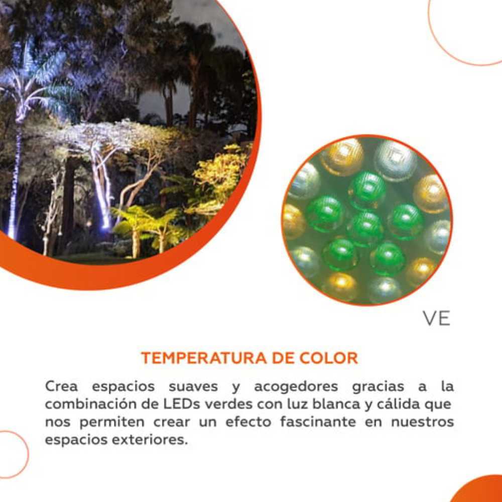 BARRA LED 14.5W100-240V850LM3000-6000K-VERDE TECNOLITE
