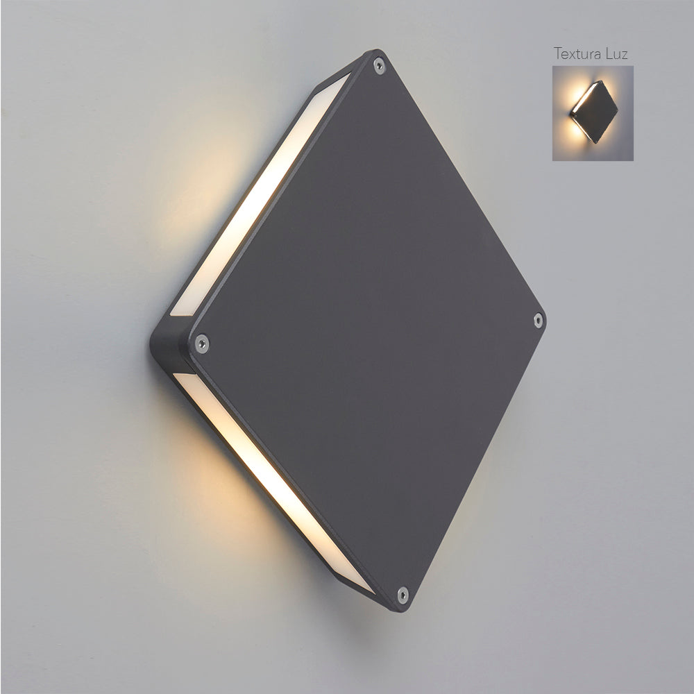 LÁMPARA DE EXTERIOR LED TAIGETE II TECNOLITE PARA SOBREPONER 14.5W LUZ SUAVE CÁLIDA ***TECNOLITE HAE***