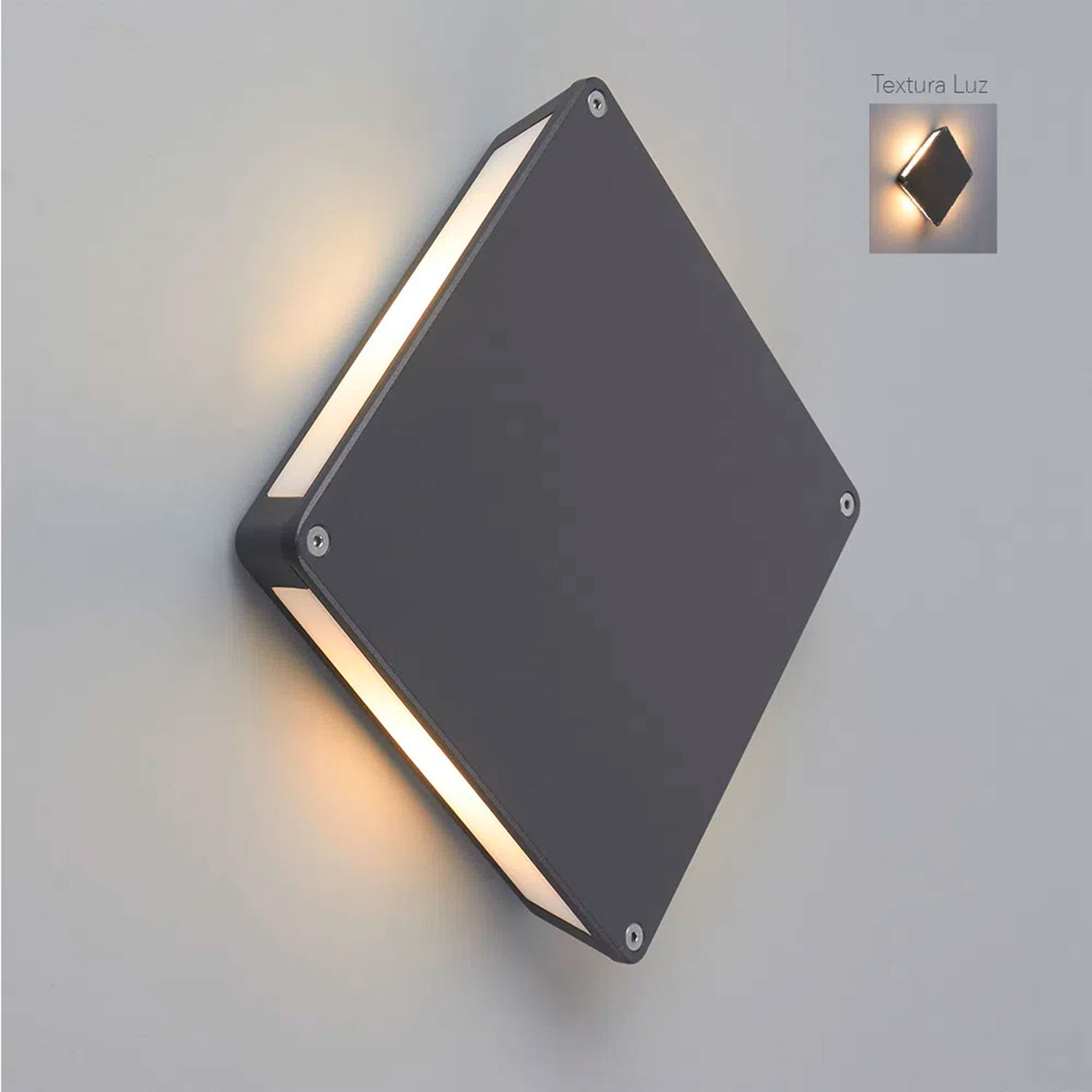 LÁMPARA DE EXTERIOR LED TAIGETE II TECNOLITE PARA SOBREPONER 14.5W LUZ SUAVE CÁLIDA ***TECNOLITE HAE***