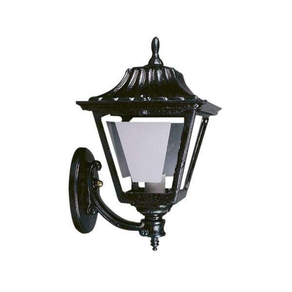 FAROL S/VASTAGO PARED 1 LUZ 60W MAX E26 CHICO NEGRO CALUX