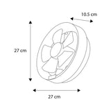 EXTRACTOR REDONDO 8-PG BLANCO
